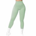 thumbnail image 2 of Soki Pantalon de Yoga Taille Haute Contrôle du Ventre Leggings de Course pour Femmes, 2 of 3