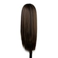 thumbnail image 5 of Wig with Bangs, Wigs for Women, Front Lace Wig Female Wigs Long Straight Chemical Fiber Wig, 5 of 9