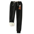 thumbnail image 1 of Womens' Warm Legging Tummy Control Printed Leggings With Elastic Drawstring Pockets And Thick Insulation Pants On Clearance, 1 of 8