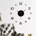 thumbnail image 2 of 11-23-Inch Number DIY 3D Wall Clock Quartz Home Office Decoration Art Clock, 2 of 9