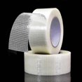 thumbnail image 1 of Transparent Bi Directional Filament Tape, Fiber Reinforced Filament Packing Tape Reinforcement And Strapping Heavy Duty Adhesive Tape, 50m X 50mm (pac, 1 of 5