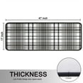 thumbnail image 5 of Kitchen Rugs Sets Of 2,Black Gray and White Checkered Pattern Anti Fatigue Kitchen Mat Rugs Non Slip Washable,Decorative Kitchen Floor Mats for Kitchen,Sink,Laundry,17"x47"+17"x47", 5 of 5