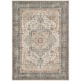 thumbnail image 5 of UERMEI 6'x9' Washable Area Rugs for Living Room, Vintage Floral Boho Printed Carpet, Non Slip Indoor Rugs for Bedroom Home Decor Carpets, Black/Sage/Brown, 5 of 12