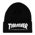 thumbnail image 1 of Gorro tejido Thrasher bordado negro de acrílico, 1 of 1