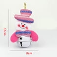 thumbnail image 4 of 8 colgantes de decoración para árbol de Navidad con cascabeles, adornos navideños, colgantes de muñecos de Papá Noel y muñeco de nieve, 4 of 5