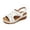 sandals 162#White, variant on WAYUTE Women Sandals Platform Solid Color Sandals Fashion Shoes Comfortable Wide Width Ladies Footwear Casual Outdoor