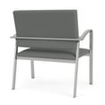 thumbnail image 3 of Newport Reception Waiting 18.5" Bariatric Chair / Silver Steel / Light Gray, 3 of 5