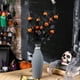 thumbnail image 5 of Ramo de calabazas decorativas con hojas de arce, decoración de árbol, flores realistas, ramo de calabazas de arce negro para decoración de festivales, color negro, 5 of 5