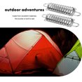 thumbnail image 3 of WRITWAA Tendeur de Cordon 3 Pcs Acier Argenté pour Accessoires de Randonnée et de Camping, 3 of 6
