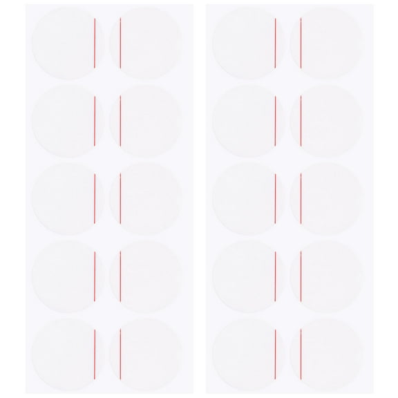 Uxcell 20pack Watch Back Cover Protective Film, 42mm Red Line PE Watch Back Case Protector Film Stickers