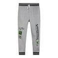 thumbnail image 3 of Minecraft Creeper Fleece Varsity Bomber Jacket and Jogger Pants Outfit Set Little Kid to Big Kid, 3 of 5