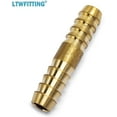thumbnail image 2 of LTWFITTING Brass Barb Splicer Mender 5/16-Inch ID Hose Fitting Air Water Fuel Hose Joiner(Pack of 10), 2 of 4