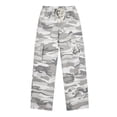 thumbnail image 3 of DHFJKG Womens Baggy Cargo Pants Camo Wide Leg Casual Drawstring Joggers Pants With Multi Pockets, 3 of 3