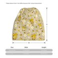 thumbnail image 3 of Yiaed Cute Bee Gnomes Print Multifunction Beanie Hats for Women Men Slouchy Knit Beanie Hat Winter Hat Scarf Stretch Skull Cap, 3 of 8