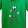 thumbnail image 4 of Inktastic Paris Lover Eiffel Tower Youth T-Shirt, 4 of 5
