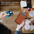 thumbnail image 3 of for iPhone 7 Plus/8 Plus 2 In 1 Detachable Magnetic Card Slots Back Case, PU Leather RFID Blocking Kickstand Fashion Shockproof Protective Phone Case Cover for iPhone 7 Plus/8 Plus, Brown, 3 of 10