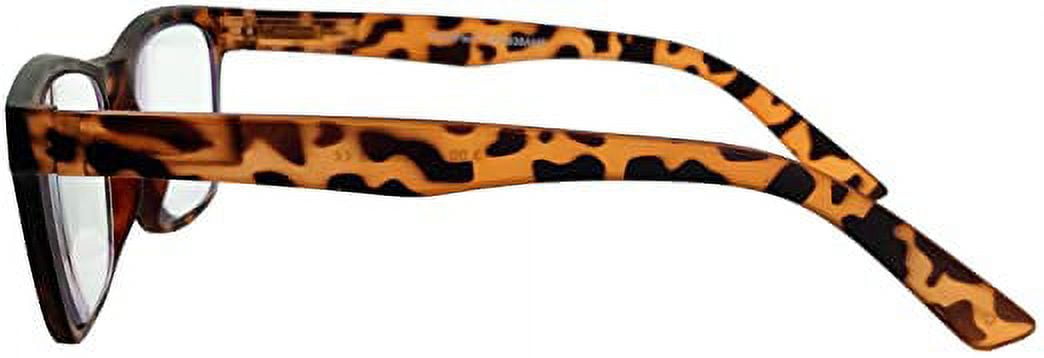 Grinderpunch Blue Light Blocking Reading Glasses for Men and Women, Retro Computer Readers, 2 Pack - Tortoise, 2.50