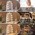 thumbnail image 2 of Espejo de maquillaje ZL ZeLing con luces, 3 modos de color, 360°, 2 of 6