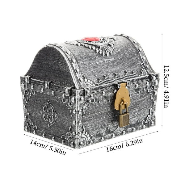 Small Treasure Box Pirate Chest Vintage Treasure Box Small
