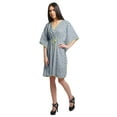thumbnail image 3 of Moomaya Robe Courte de Caftan de Plage, Robe de Couverture Imprimée, Kaftan pour Femmes, Tenue de Plage, Couverture, 3 of 4