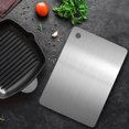 thumbnail image 5 of LACKUST Food Grade Stainless Steel Cutting Board,Cutting Boards for Kitchen Clearance,304,Dishwasher Safe,for Meat,Fruit,Veg,A, 5 of 6
