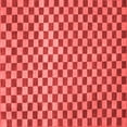 thumbnail image 1 of Ahgly Company Indoor Square Checkered Red Modern Area Rugs, 4' Square, 1 of 4