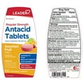 thumbnail image 2 of Leader Regular Strength Antacid Tablets, Assorted Fruit - 150 Count, 2 of 3