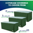 thumbnail image 2 of Yardstash Heavy Duty Waterproof Deck Box Cover Protects From Outdoor Rain Wind And Snow, XL, Tan, 2 of 9
