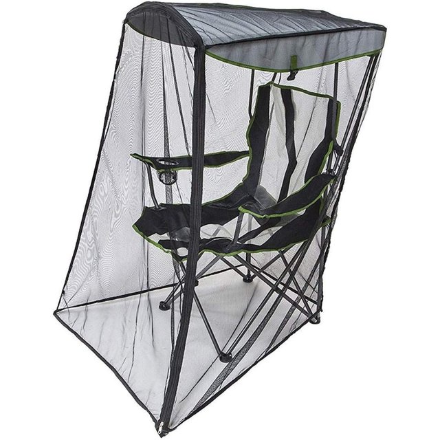 Couverture de Filet Anti-Mouches Barrière Filet Anti-Mouches Chaise de Camping Filet Anti-Mouches Protecteur Compact Bouclier Anti-Mouches pour Sac à Dos Randonnée Jardin Cour Arrière Pêche Voyage Patio Extérieur