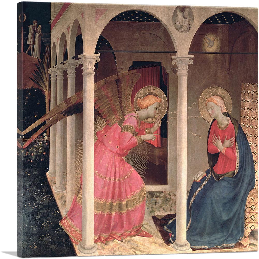 ARTCANVAS Cortona Altarpiece With Annunciation Without Predellas Canvas artcanvas-cortona-altarpiece-with-annunciation-without-predellas-canvas