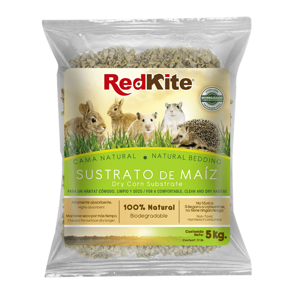 SUSTRATO DE MAIZ 5 KG RedKite FL4040