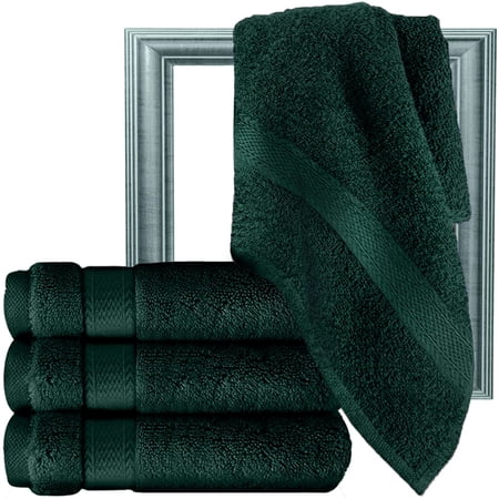 Canadian Linen Premium Green Bath Towel Set 4 Pieces Bathroom Towels 26 ...