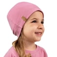 thumbnail image 2 of JAN & JUL Baby Toddler Kids Comfy-Fit Beanie Cap for Girls (M: 6-24 Months, Dusty Rose), 2 of 6