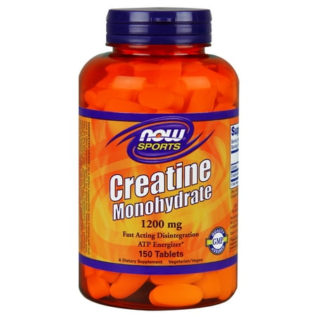 NOW Foods Creatine Monohydrate 1200 mg - 150 Tablets - Vegan