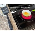 thumbnail image 4 of Crack'em Egg Cracker & Spoon Rest (Jet Black) - Perfectly Cracks Eggs & Contains Messes, 4 of 7