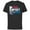 Black, variant on Mickey Mouse Summer Surfing Find the Perfect Wave- Short Sleeve Cotton T-Shirt for Adults - Customized-Navy