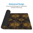 thumbnail image 3 of Rateoe Gold Dragonfly Mandala Print Mouse Pad - Extended Large Gaming Mousepad,Non-Slip Stitched Edge,16x29.5 Inch, 3 of 8