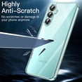 thumbnail image 6 of Case for Samsung Galaxy A16 5G / 4G 6.7-Inch, Non-Yellowing Shockproof Bumper Protective Phone Cover, Anti-Scratch Hard PC Back (Light Green), 6 of 7