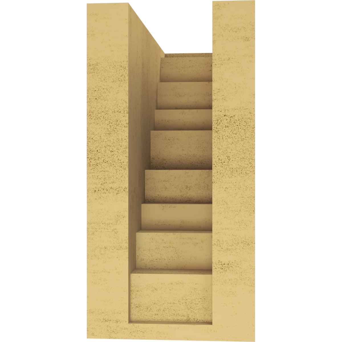 4"W x 8"D x 8"H Classic Landon Rough Cedar Woodgrain TimberThane Corbel, Primed Tan