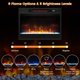 thumbnail image 3 of Inserto para chimenea eléctrica COSTWAY de 23 pulgadas y 1500 W con control remoto, 3 of 9