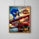 thumbnail image 3 of Póster de S-Sonic H-Hedgehog, póster de juego de dibujos animados, decoración de pared para el hogar, accesorio, pintura sobre lienzo, pinturas decorativas, arte, 3 of 5