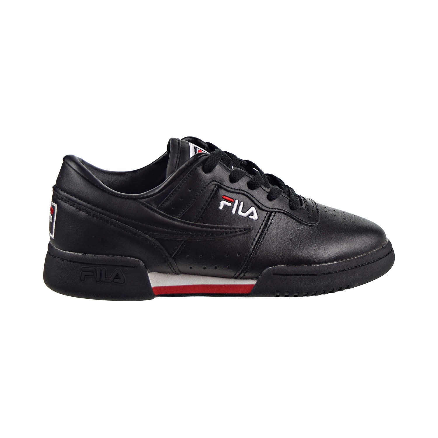 FILA - Fila Original Fitness Big/Little Kids' Shoes Black/White/Red ...