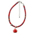 thumbnail image 2 of Chaton Bell Col Réglable en Nylon Coloré Mode Chiot Collier Chat Collier, 2 of 10