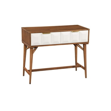 Steve Silver Ginny Burnished Walnut Solid Acacia Wood Console Table