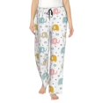 thumbnail image 1 of Fotbe Little Elephant Pantalones de Pijama para Mujer, Pantalones de Dormir, Pantalones Pj con Cordón y Bolsillos-3X-Large, 1 of 6