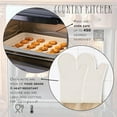 thumbnail image 3 of Country Kitchen Nonstick Cookware and Bakeware Set with Stackable Design, Cream, 13-Piece, 3 of 9