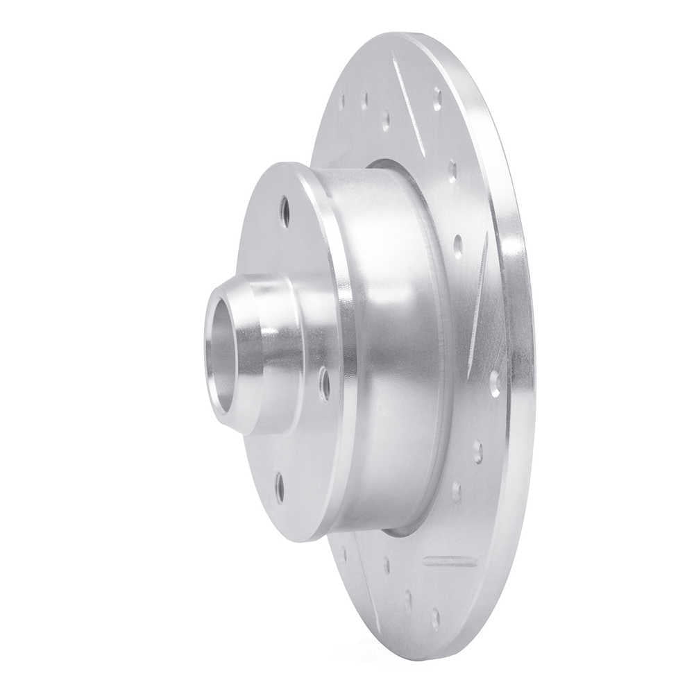 Dynamic Friction Company 631-74005R DFC Brake Rotor - Drilled And Slotted - Silver