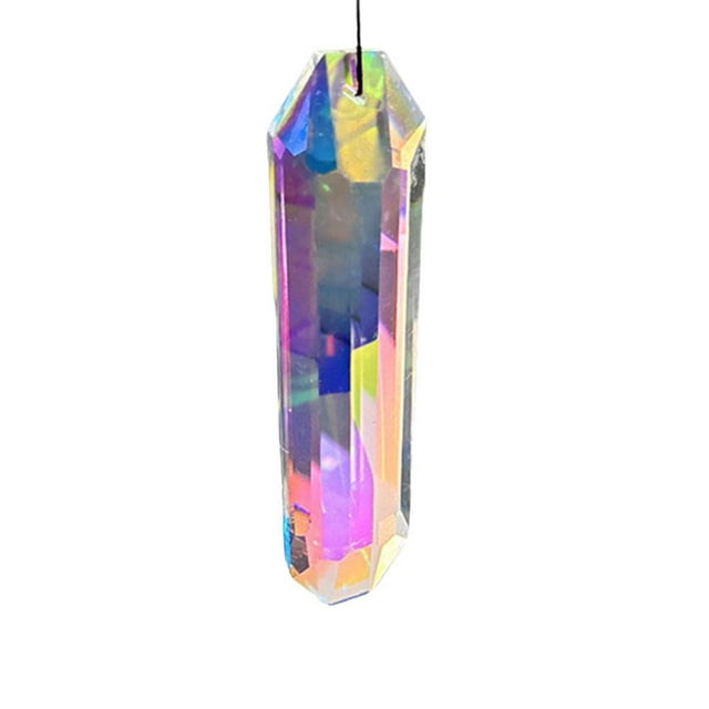 CAIROYAR Prismas grandes de cristal para atrapar el sol, atrapasoles colgantes, prismas de vidrio con