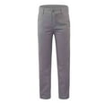 thumbnail image 1 of Bienzoe Pantalon d'Uniforme Scolaire pour Fille en Coton Extensible à Taille Ajustable Gris 7, 1 of 3