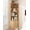 2-WOOD, variant on Modern Corner Cabinet, 66.7" Tall Storage Cabinet with 2 Fluted Doors & Shelves for Kitchen, Living Room, Walnut